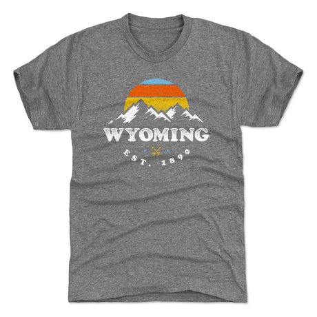 Wyoming Men's Premium T-Shirt | 500 LEVEL