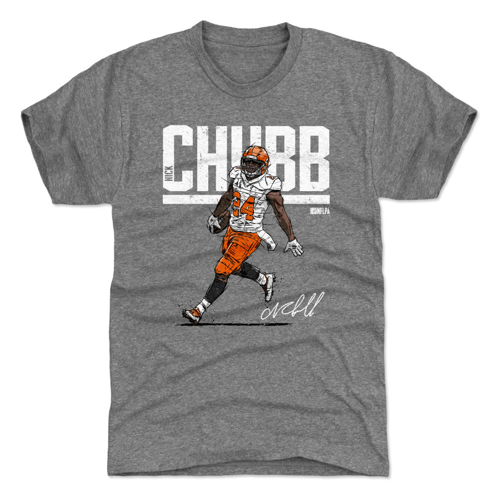 Nick Chubb Men&#39;s Premium T-Shirt | 500 LEVEL