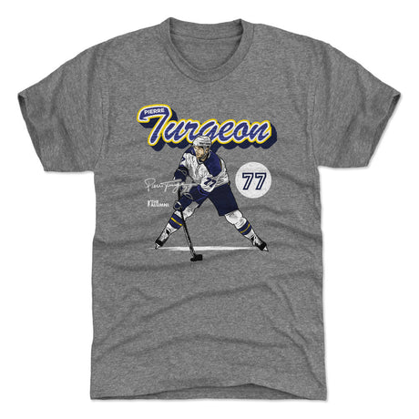 Pierre Turgeon Men's Premium T-Shirt | 500 LEVEL