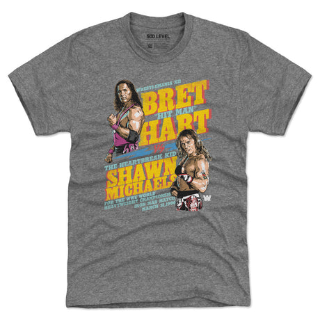 Bret Hart Men's Premium T-Shirt | 500 LEVEL
