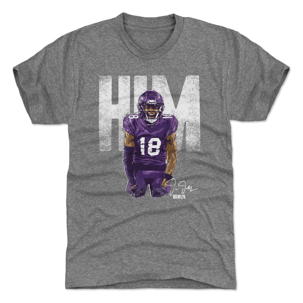 Justin Jefferson Men's Premium T-Shirt | 500 LEVEL