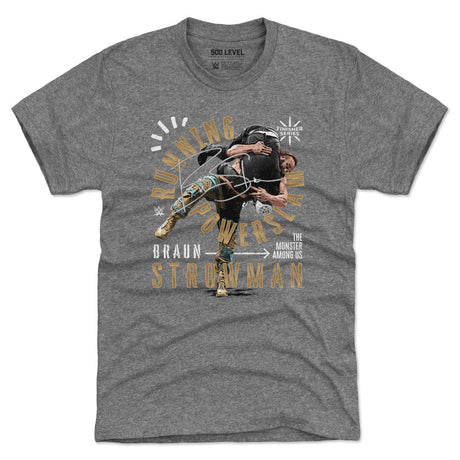 Braun Strowman Men's Premium T-Shirt | 500 LEVEL