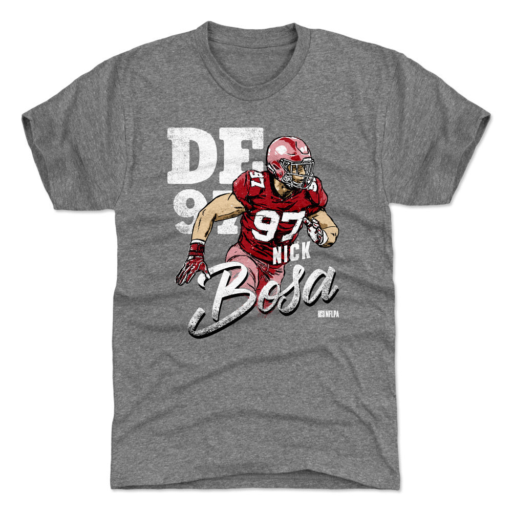 Nick Bosa Men's Premium T-Shirt | 500 LEVEL