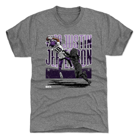 Justin Jefferson Men's Premium T-Shirt | 500 LEVEL