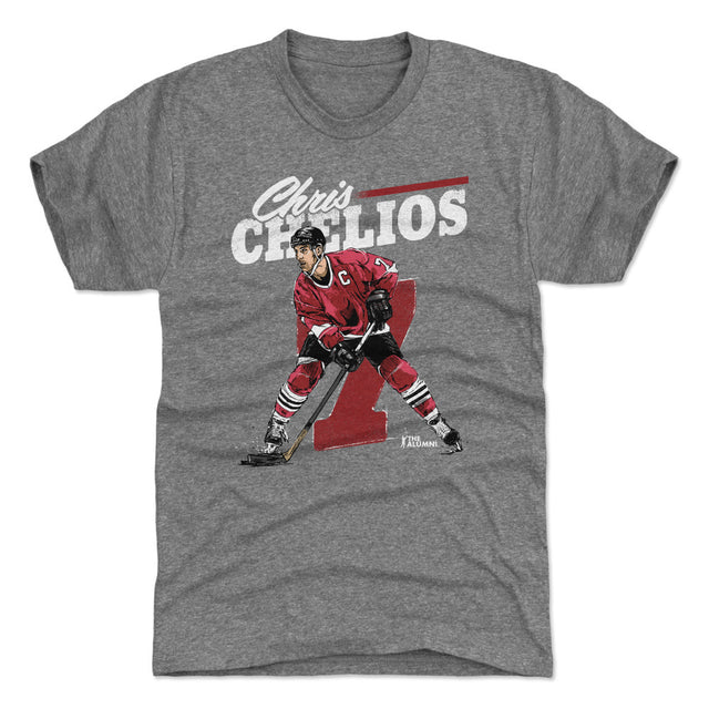 Chris Chelios Men's Premium T-Shirt | 500 LEVEL