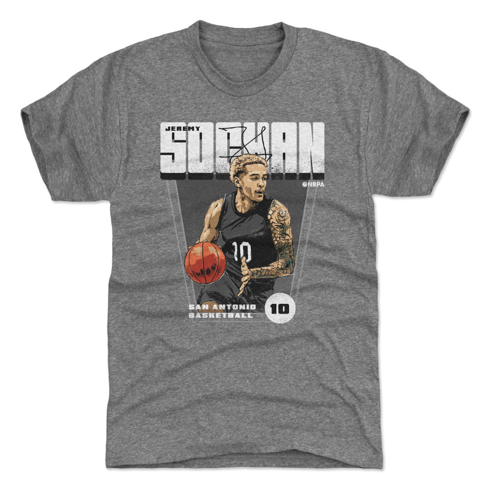 Jeremy Sochan Men's Premium T-Shirt | 500 LEVEL