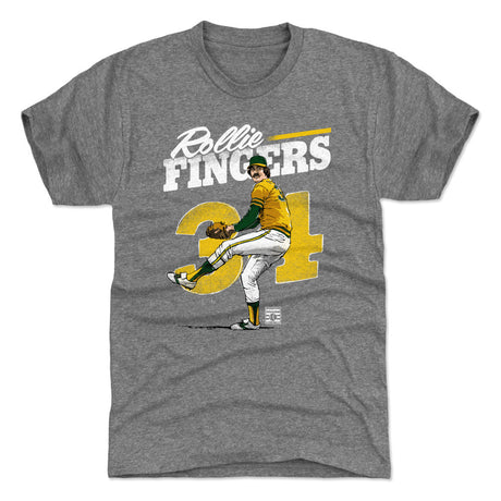 Rollie Fingers Men's Premium T-Shirt | 500 LEVEL