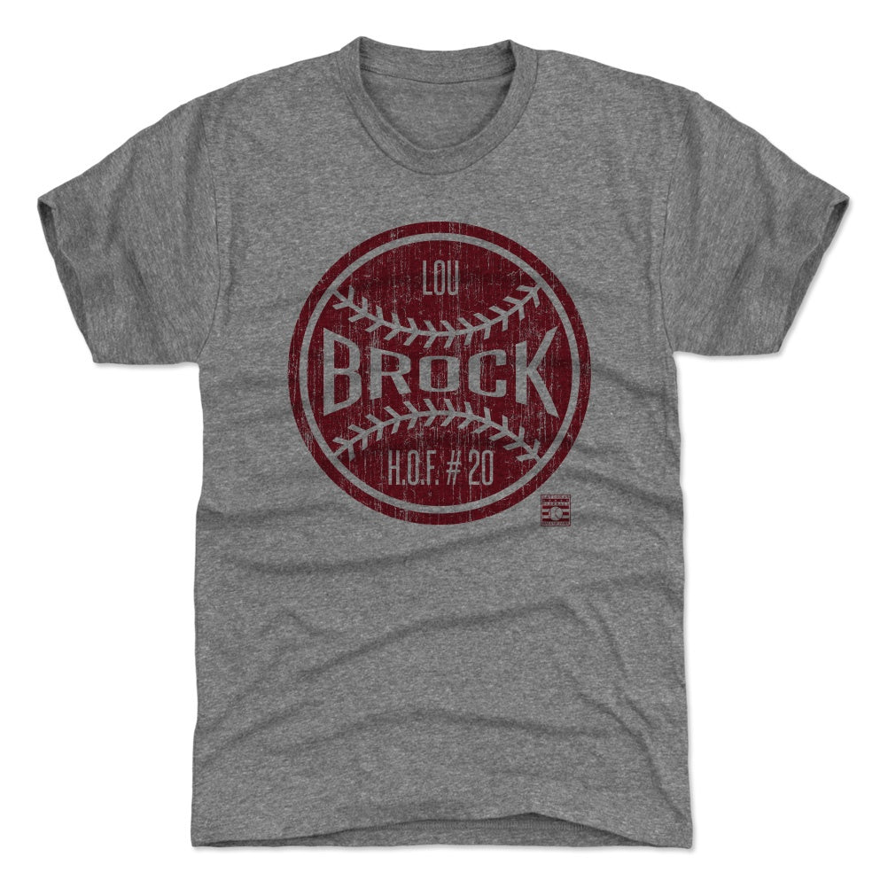 Lou Brock Men&#39;s Premium T-Shirt | 500 LEVEL