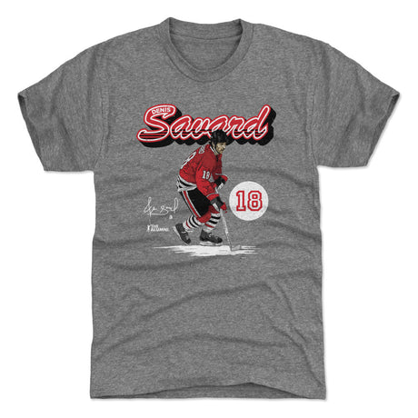 Denis Savard Men's Premium T-Shirt | 500 LEVEL