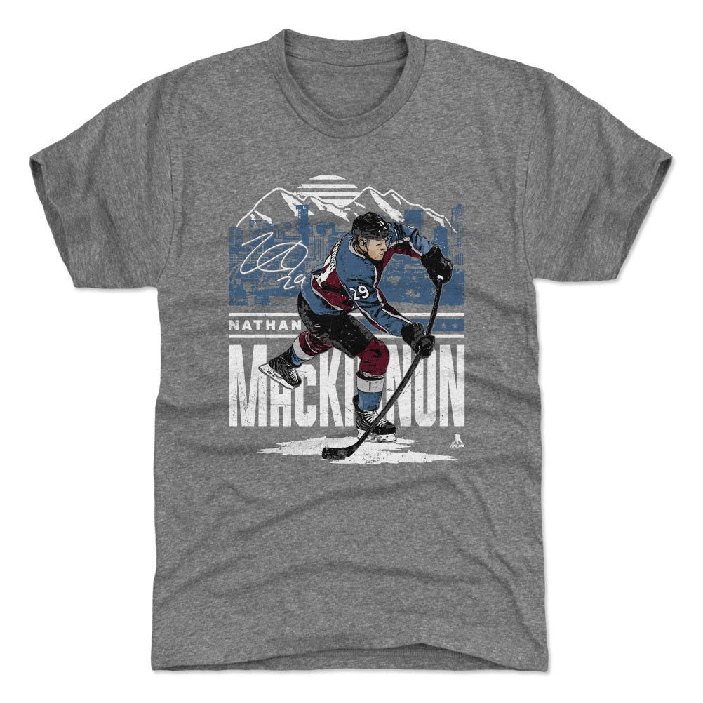 Nathan MacKinnon Men's Premium T-Shirt | 500 LEVEL