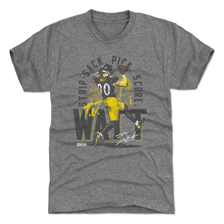 T.J. Watt Men's Premium T-Shirt | 500 LEVEL