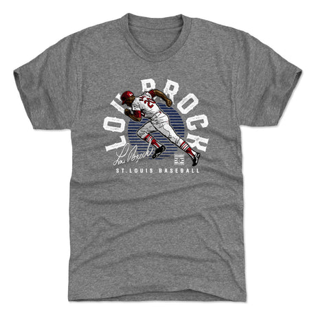 Lou Brock Men's Premium T-Shirt | 500 LEVEL