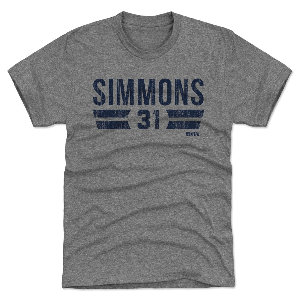 Justin Simmons Men&#39;s Premium T-Shirt | 500 LEVEL