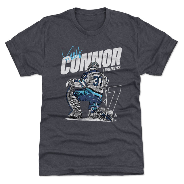 Connor Hellebuyck Men's Premium T-Shirt | 500 LEVEL