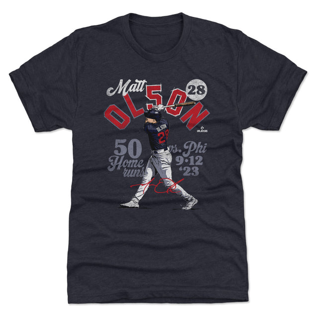 Matt Olson Men's Premium T-Shirt | 500 LEVEL