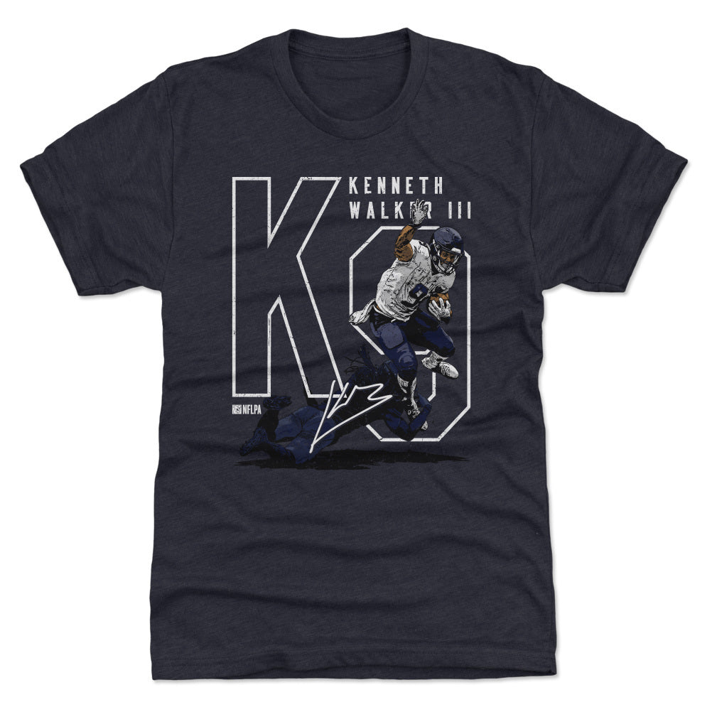 Kenneth Walker III Men's Premium T-Shirt | 500 LEVEL