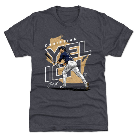 Christian Yelich Men's Premium T-Shirt | 500 LEVEL