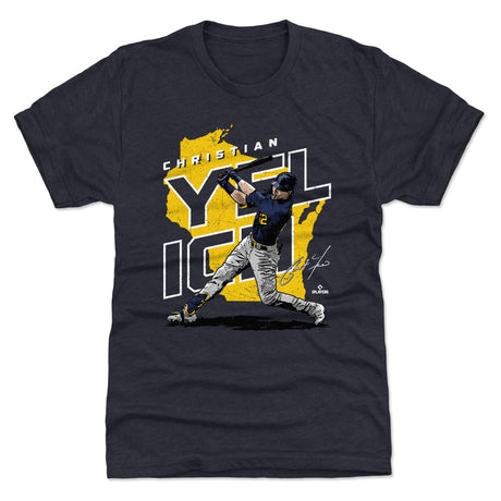 Christian Yelich Men's Premium T-Shirt | 500 LEVEL