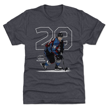 Nathan MacKinnon Men's Premium T-Shirt | 500 LEVEL