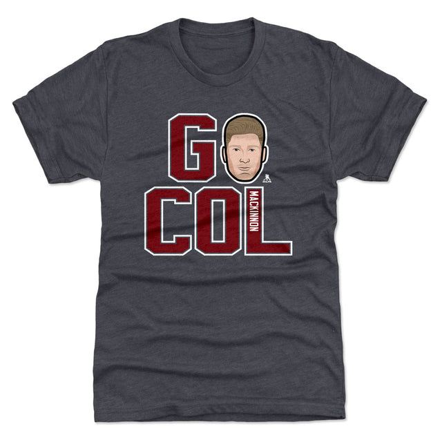 Nathan MacKinnon Men's Premium T-Shirt | 500 LEVEL