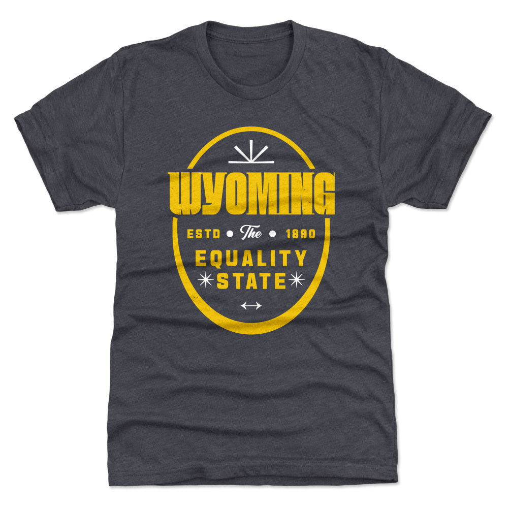 Wyoming Men's Premium T-Shirt | 500 LEVEL