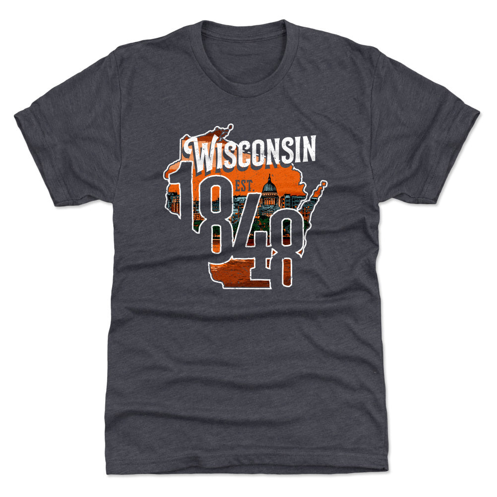 Wisconsin Men&#39;s Premium T-Shirt | 500 LEVEL