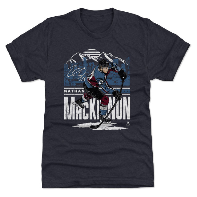 Nathan MacKinnon Men's Premium T-Shirt | 500 LEVEL