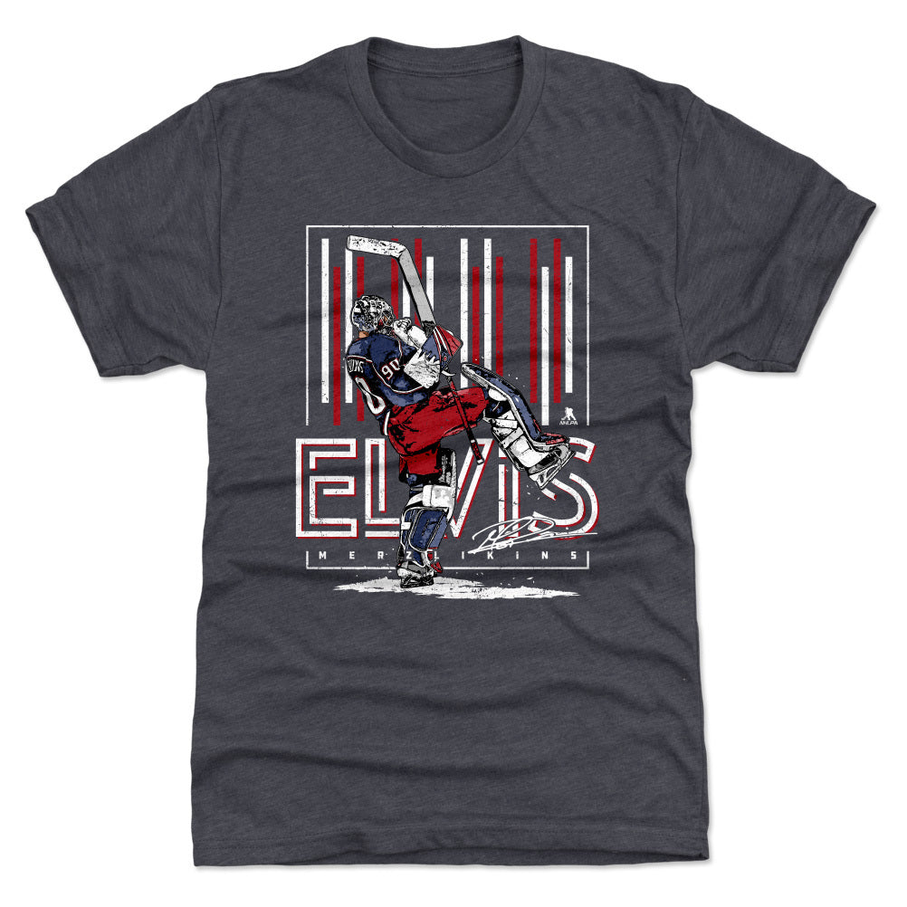 Elvis Merzlikins Men's Premium T-Shirt | 500 LEVEL