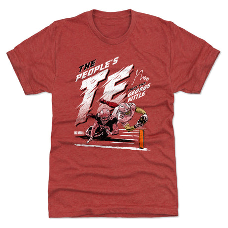 George Kittle Men's Premium T-Shirt | 500 LEVEL