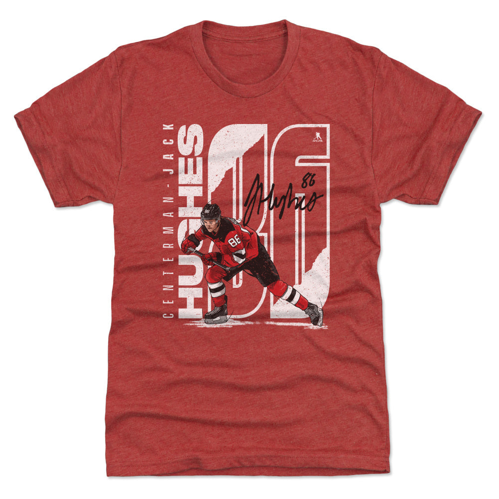 Jack Hughes Men&#39;s Premium T-Shirt | 500 LEVEL