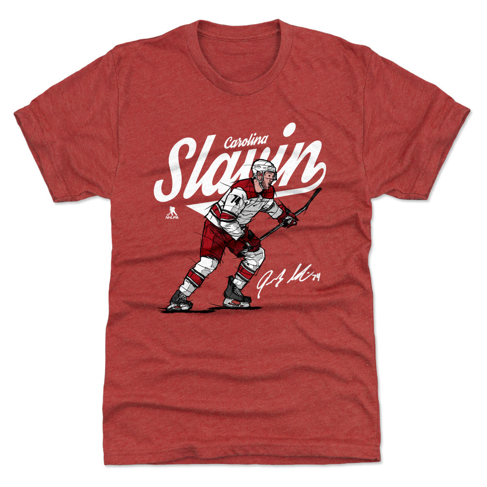 Jaccob Slavin Men&#39;s Premium T-Shirt | 500 LEVEL