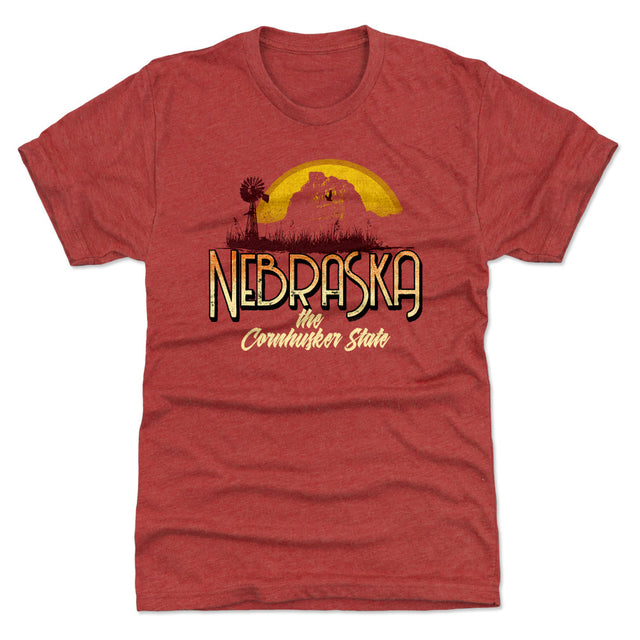 Nebraska Men's Premium T-Shirt | 500 LEVEL