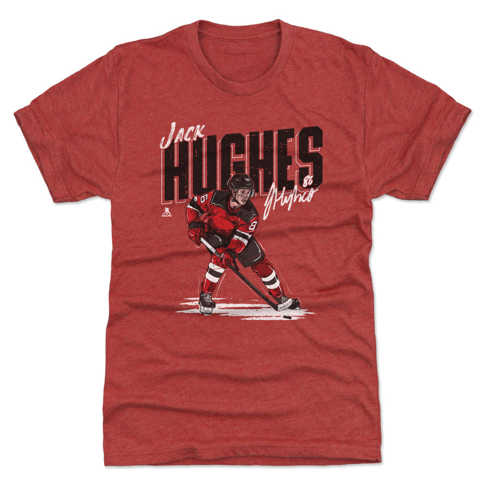 Jack Hughes Men's Premium T-Shirt | 500 LEVEL