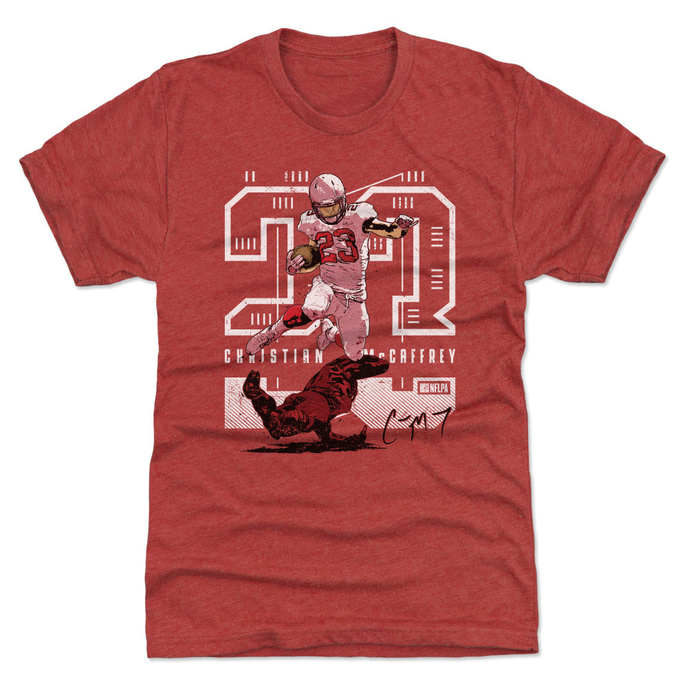 Christian McCaffrey Men's Premium T-Shirt | 500 LEVEL