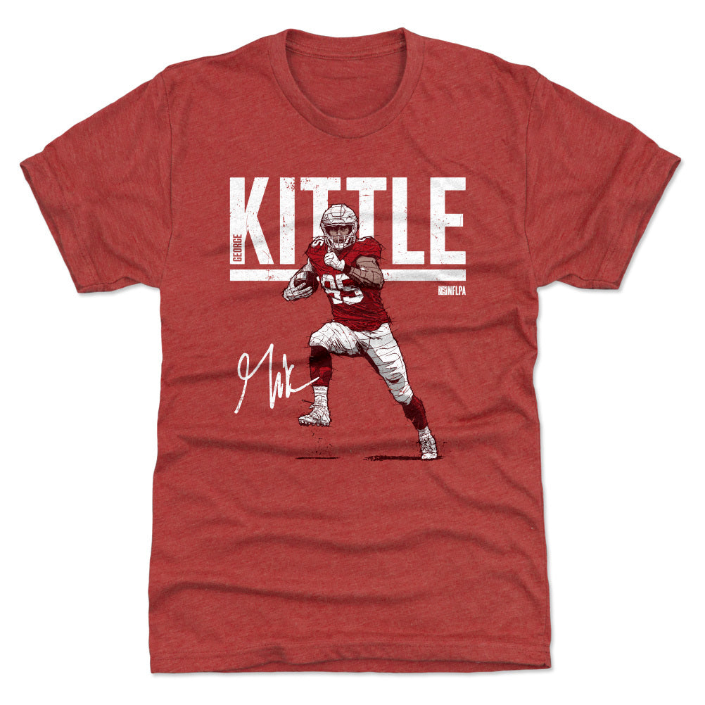 George Kittle Men&#39;s Premium T-Shirt | 500 LEVEL