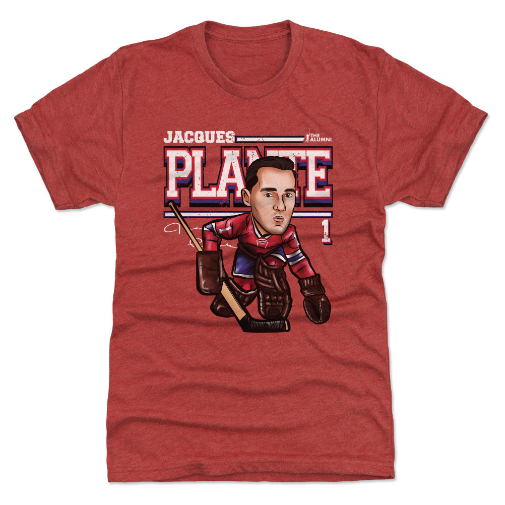 Jacques Plante Men's Premium T-Shirt | 500 LEVEL
