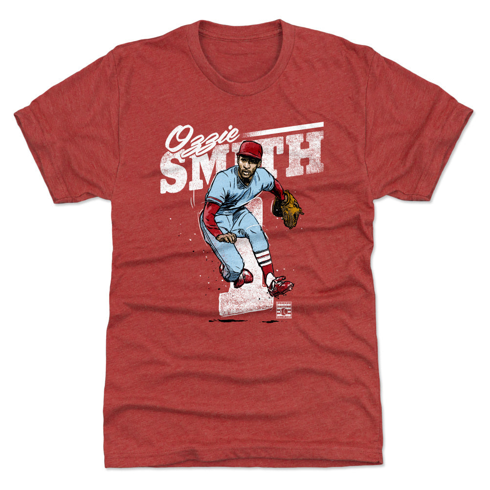 Ozzie Smith T-Shirt, St. Louis Baseball Hall of Fame Men's Premium T-Shirt