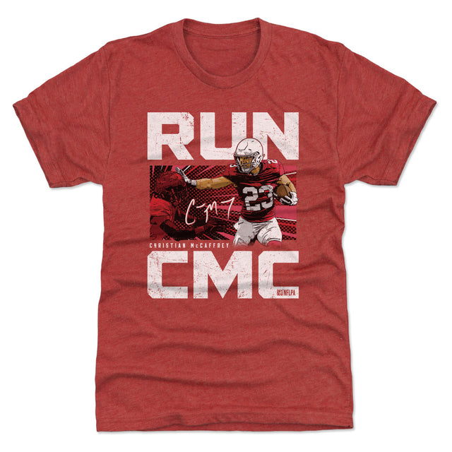Christian McCaffrey Men's Premium T-Shirt | 500 LEVEL