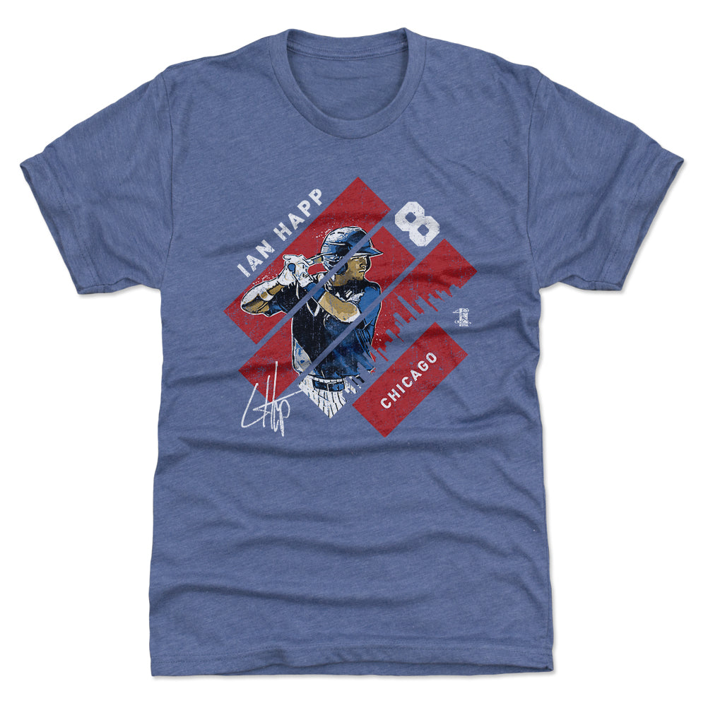 Chicago Cubs Men's 500 Level Ian Happ Chicago Blue T-Shirt
