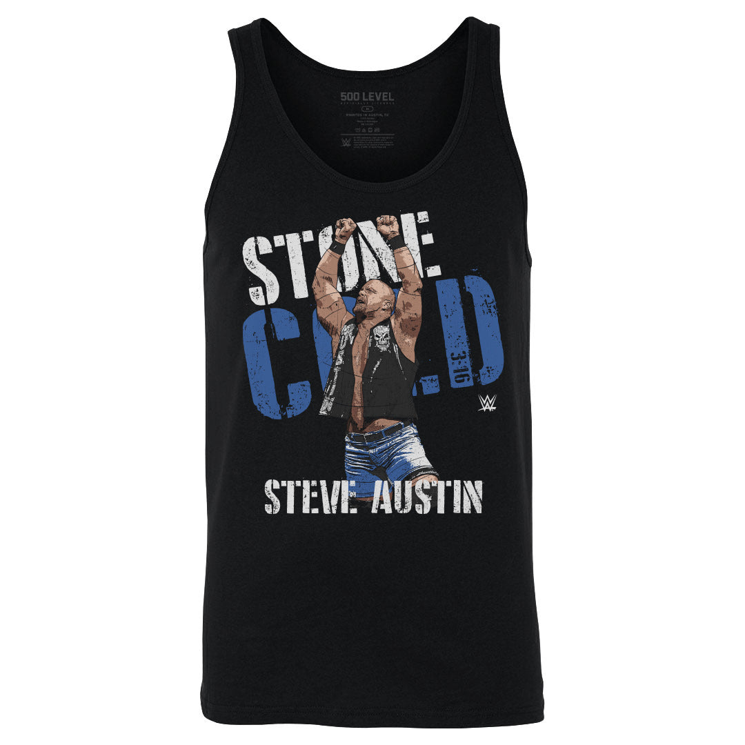 Stone Cold Steve Austin Men&#39;s Tank Top | 500 LEVEL