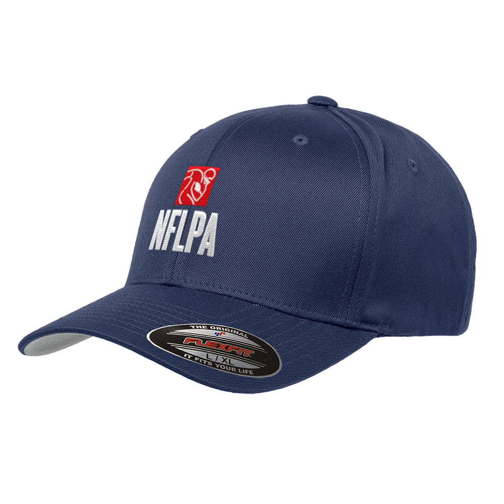 Nflpa Stacked Logo Red White Flexfit 500 LEVEL – 500 LEVEL