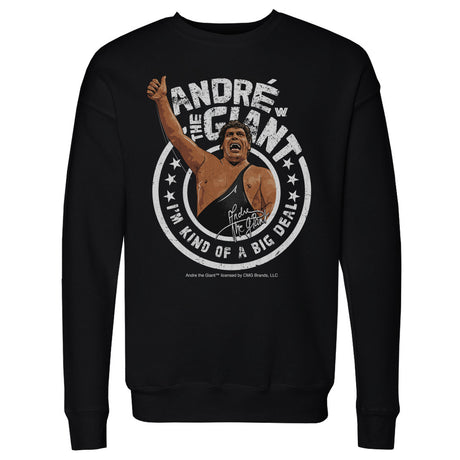 Andre The Giant Men's Crewneck Sweatshirt | 500 LEVEL