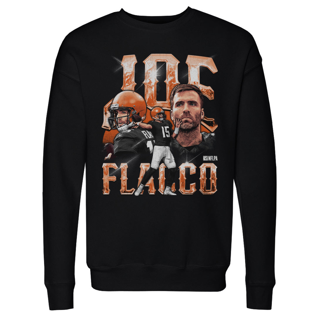 Joe Flacco Men&#39;s Crewneck Sweatshirt | 500 LEVEL