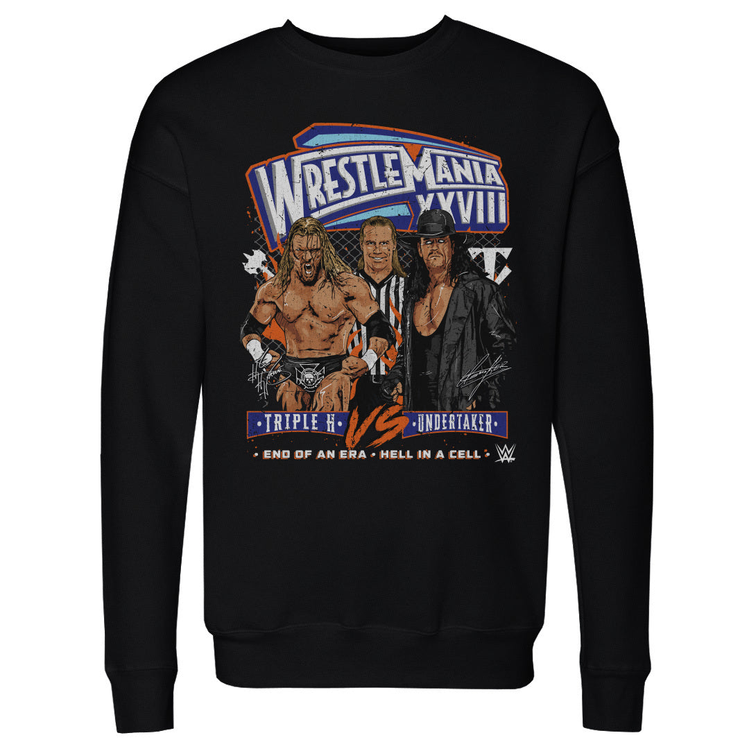 Wrestlemania Men&#39;s Crewneck Sweatshirt | 500 LEVEL