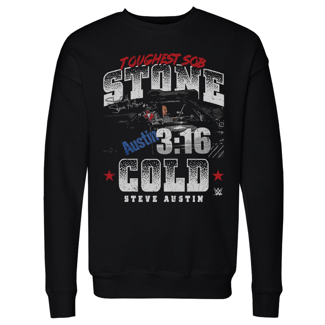 Stone Cold Steve Austin Men's Crewneck Sweatshirt | 500 LEVEL