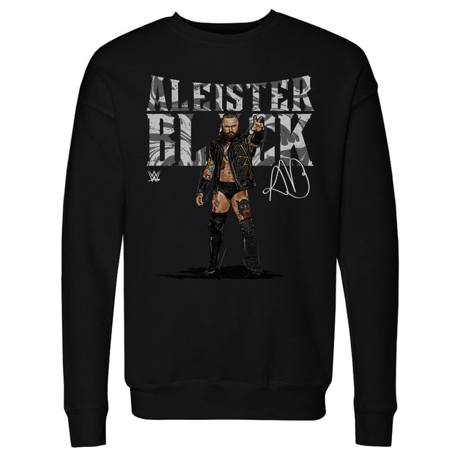 Aleister Black Men's Crewneck Sweatshirt | 500 LEVEL