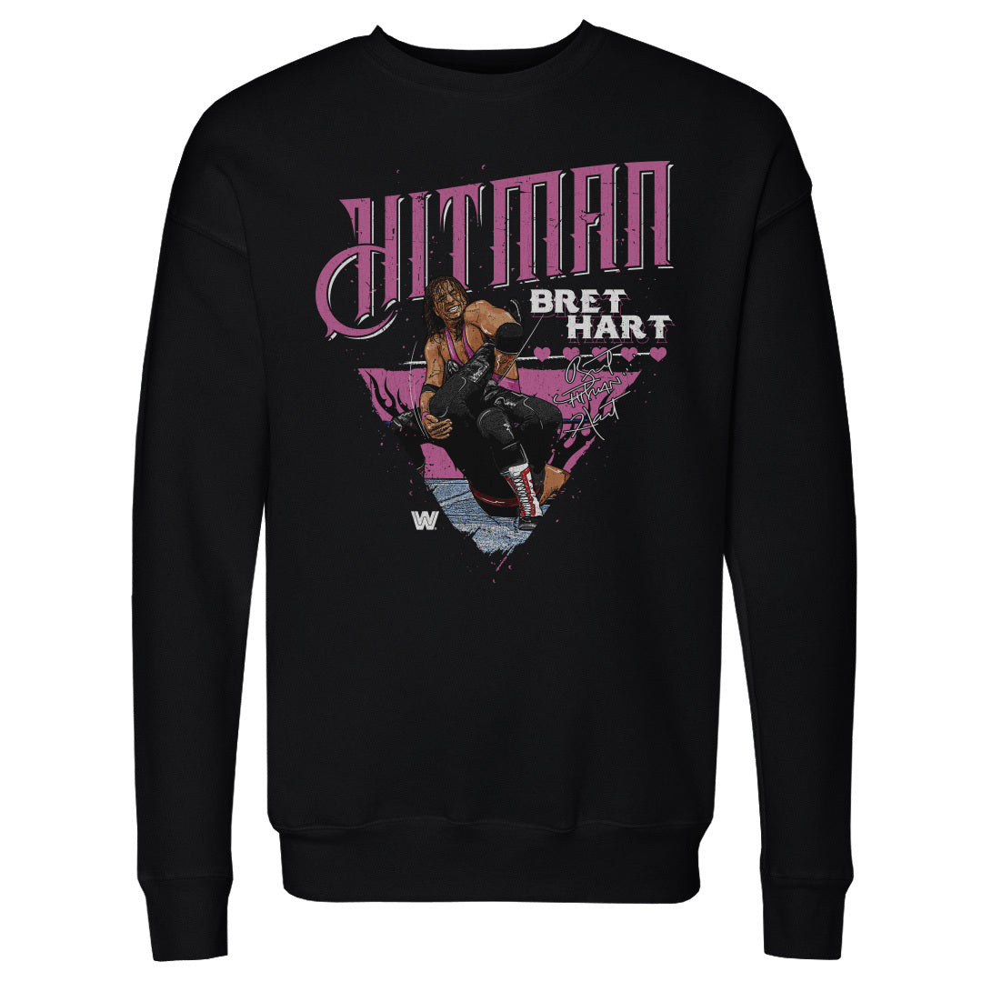 Bret Hart Men's Crewneck Sweatshirt | 500 LEVEL