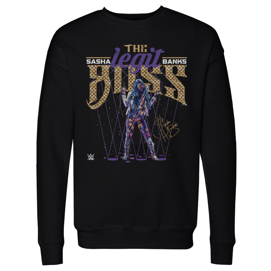 Sasha Banks Men's Crewneck Sweatshirt | 500 LEVEL