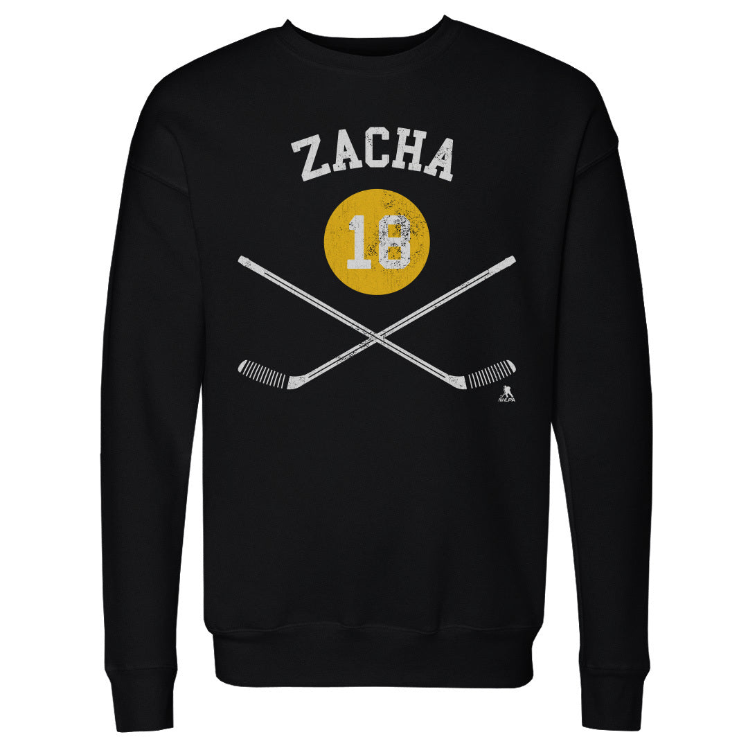Pavel Zacha Men&#39;s Crewneck Sweatshirt | 500 LEVEL