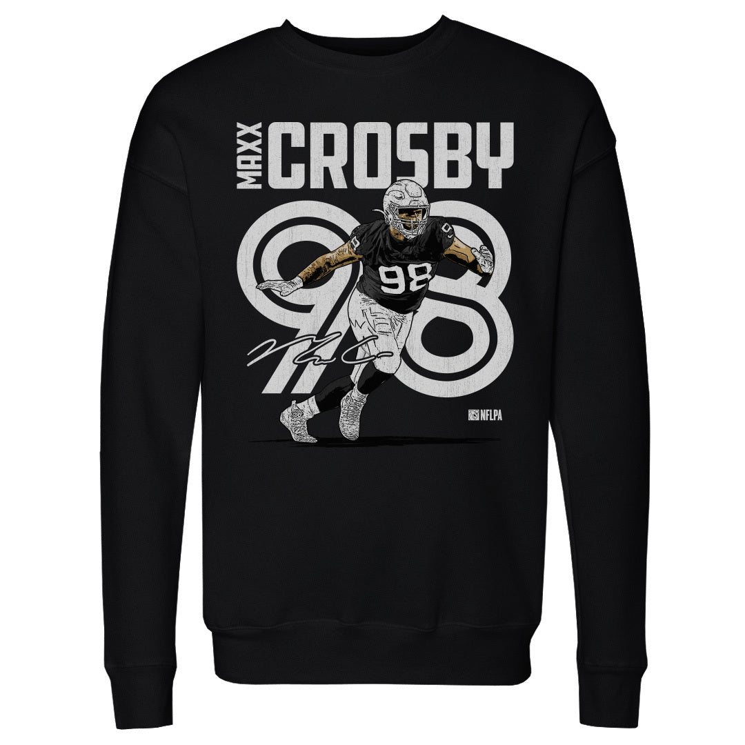 Maxx Crosby Men's Crewneck Sweatshirt | 500 LEVEL